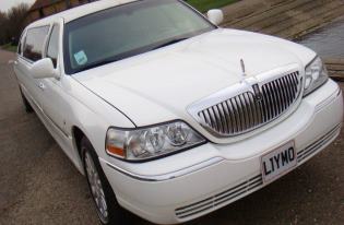 white limo for weddings cambridge